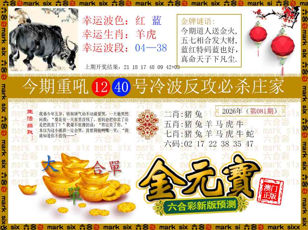 081期金元宝[图]
